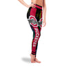 Incredible Mysterious Smoke Colors Ohio State Buckeyes Leggings