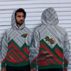 Fashion Cross Line Minnesota Wild Hoodie