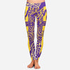 Curly Line Charming Daily Fashion LSU Tigers Leggings