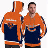 Colorful Gorgeous Fitting Chicago Bears Zip Hoodie