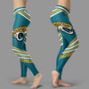 Straight Cute Beautiful Attractive Jacksonville Jaguars Leggings