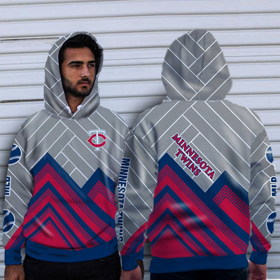 Fashion Cross Line Minnesota Twins Hoodie