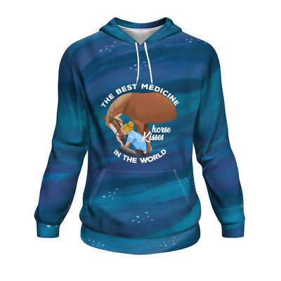 The Best Medicine In The World - Horse Kisses Hoodies