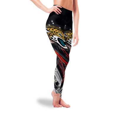 Great Urban Night Scene Jacksonville Jaguars Leggings