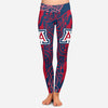 Curly Line Charming Daily Fashion Arizona Wildcats Leggings