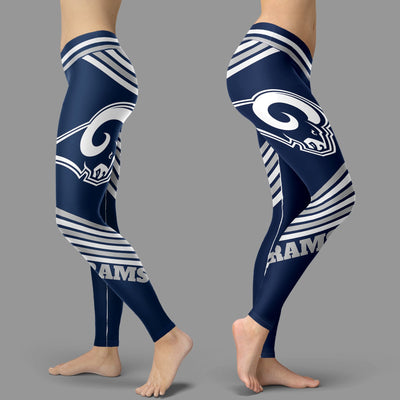 Straight Cute Beautiful Attractive Los Angeles Rams Leggings