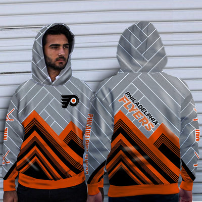 Fashion Cross Line Philadelphia Flyers Hoodie