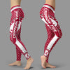 Cool Single Small Line Circle Stylish Fashion Alabama Crimson Tide Leggings