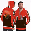 Colorful Gorgeous Fitting Cleveland Browns Zip Hoodie