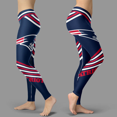 Straight Cute Beautiful Attractive New England Patriots Leggings