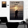 I Love You The Most Sweet Smile Couple Canvas Print