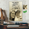 Love Background Love Made Us Forever Together Couple Canvas Print