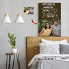 Happy Couple Custom Canvas Print - Destiny made us a couple but love made us forever together