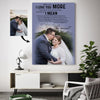 Sweet Kiss  Happy Wedding Destiny Love Couple Custom Canvas Print