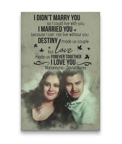 Love Couple - Love Made Us Forever Together Canvas Print