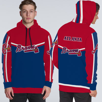 Fashion Gorgeous Fitting Atlanta Braves Hoodie