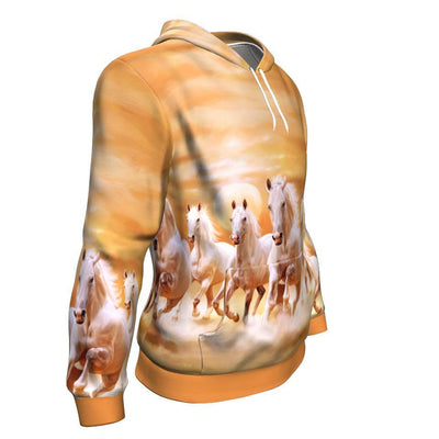 Horse Running In The Sunset All Over Printed Hoodies