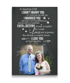 Love And Forgiveness - Ness Will Keep Us Together Forever Couple Canvas Print