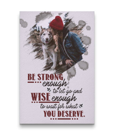 Strong Enough To Let Go Custom Canvas Print
