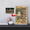 A Little Girl Fell In Love With The Game Baseball Custom Canvas Print