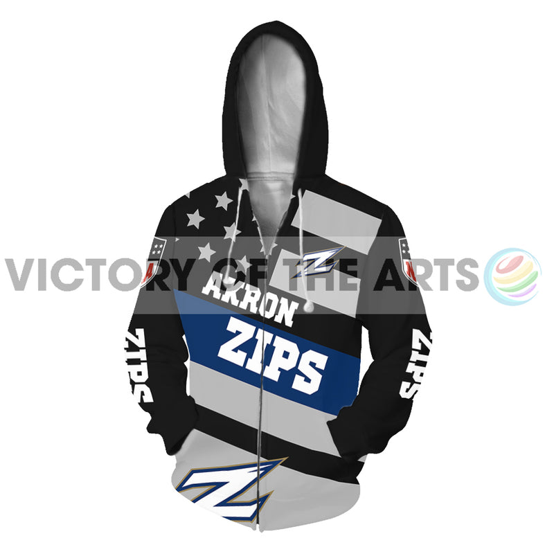 Proud Of American Stars Akron Zips Hoodie