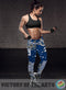 Great Summer With Wave Akron Zips Leggings