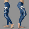 Cosy Seamless Border Wonderful Akron Zips Leggings