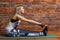 Single Small Line Circle Stylish Fashion Akron Zips Leggings