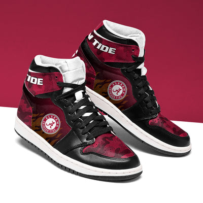 Simple Camo Logo Alabama Crimson Tide Jordan Sneakers