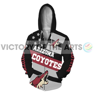 Proud Of American Stars Arizona Coyotes Hoodie