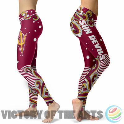Great Summer With Wave Arizona State Sun Devils Leggings