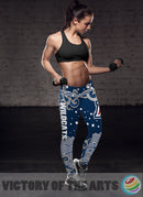 Great Summer With Wave Arizona Wildcats Leggings