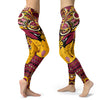 Boho Arizona Cardinals Leggings With Fantastic Art