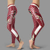 Single Small Line Circle Stylish Fashion Arizona Coyotes Leggings