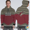 Simple Color Floral Arizona Coyotes Hoodie