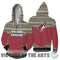 Simple Color Floral Arizona Coyotes Hoodie