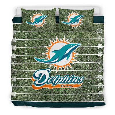 Sport Field Large Miami Dolphins Bedding Sets