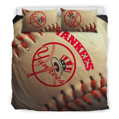 New York Yankees Bedding Sets, Vintage Color Duvet And Pillow Covers