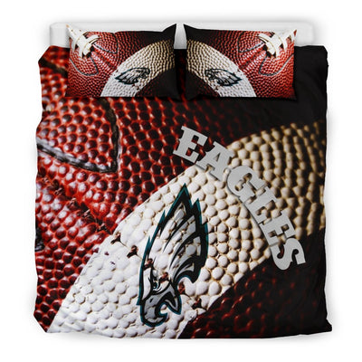 Philadelphia Eagles Bedding Sets, Vintage Color Duvet And Pillow Covers