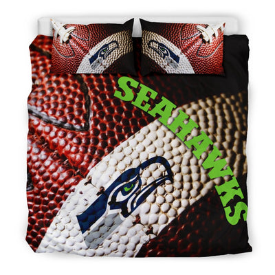 Seattle Seahawks Bedding Sets, Vintage Color Duvet And Pillow Covers