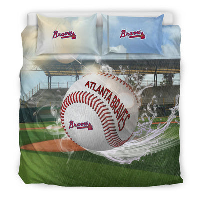 Fight In Sunshine And Raining Atlanta Braves Bedding Sets