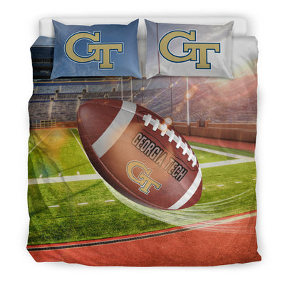 Fight In Sunshine And Raining Georgia Tech Yellow Jackets Bedding Sets