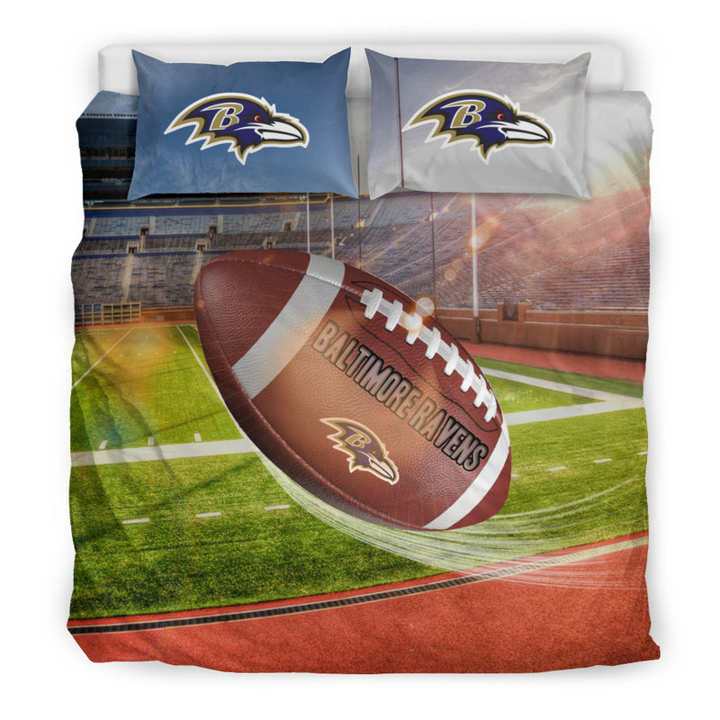 Fight In Sunshine And Raining Baltimore Ravens Bedding Sets