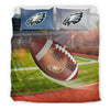 Fight In Sunshine And Raining Philadelphia Eagles Bedding Sets