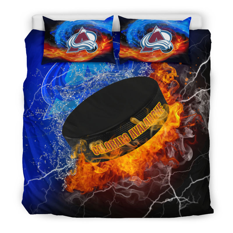 Fight Like Fire And Ice Colorado Avalanche Bedding Sets