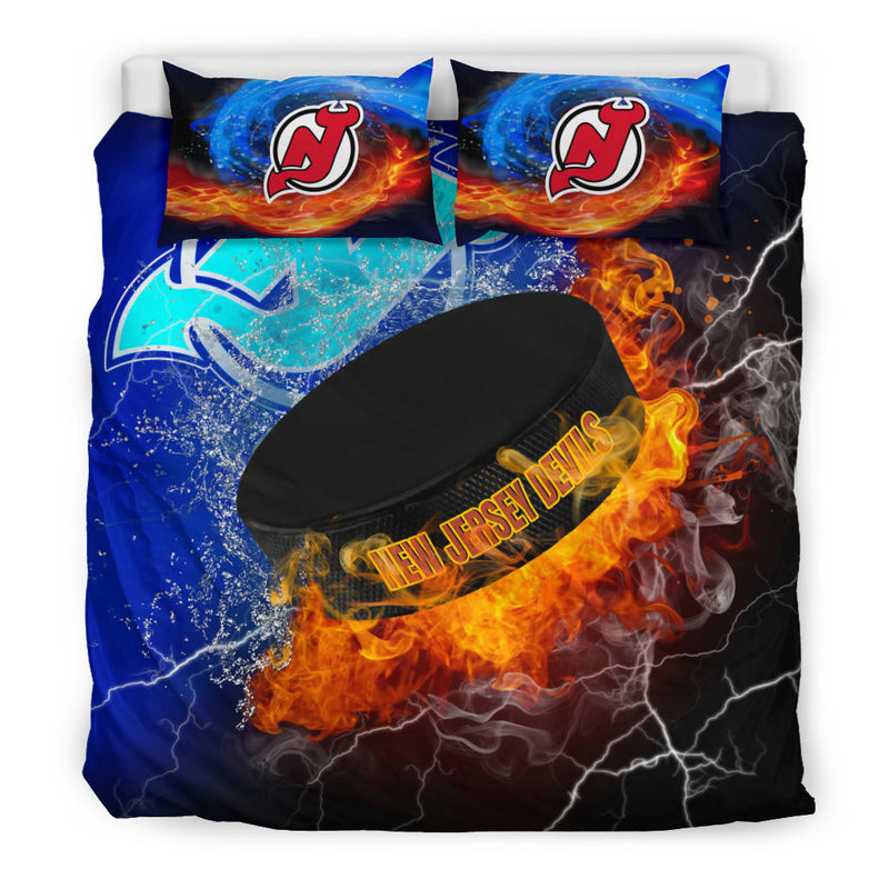 Fight Like Fire And Ice New Jersey Devils Bedding Sets