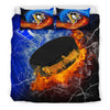 Fight Like Fire And Ice Pittsburgh Penguins Bedding Sets