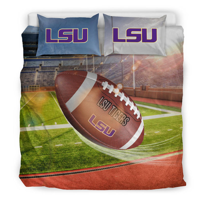 Fight In Sunshine And Raining LSU Tigers Bedding Sets