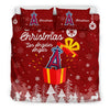 Merry Christmas Gift Los Angeles Angels Bedding Sets Pro Shop