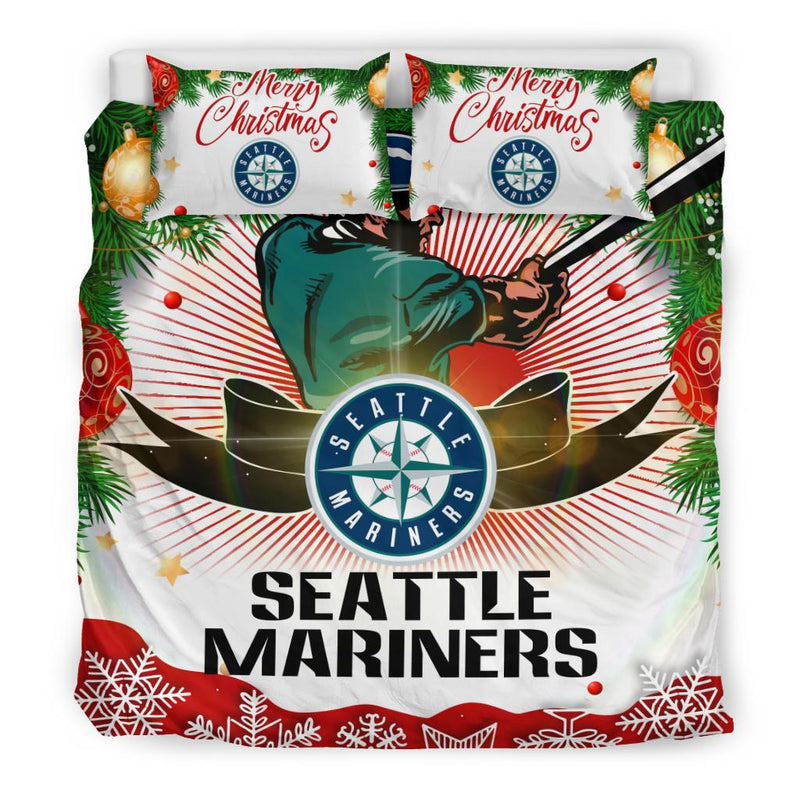 Cool Gift Store Xmas Seattle Mariners Bedding Sets
